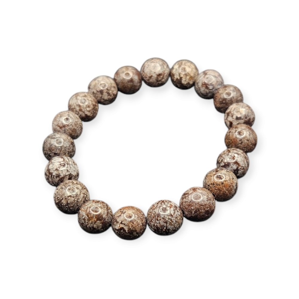 Snowflake Obsidian Bracelet